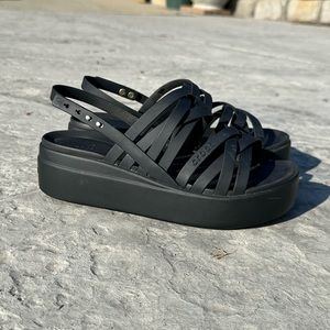 Crocs Brooklyn Strappy Low Wedge